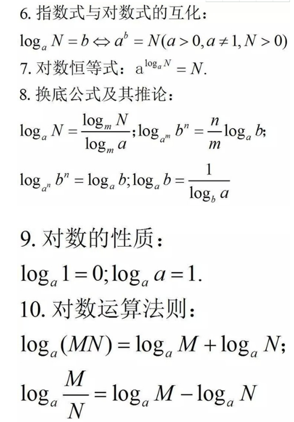 2018高中数学重要知识点总结（超级详细）