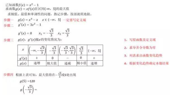 高考数学大题解题步骤与答题思路