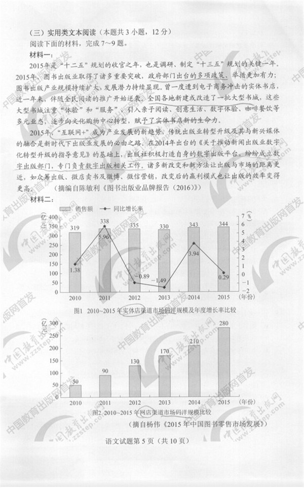 2018广西高考语文试题【图片版】